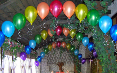 Украшение шарами на день рождения