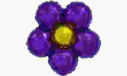 Шар (22'/56 см) Фигура, Цветок, Фиолетовый, 1 шт.